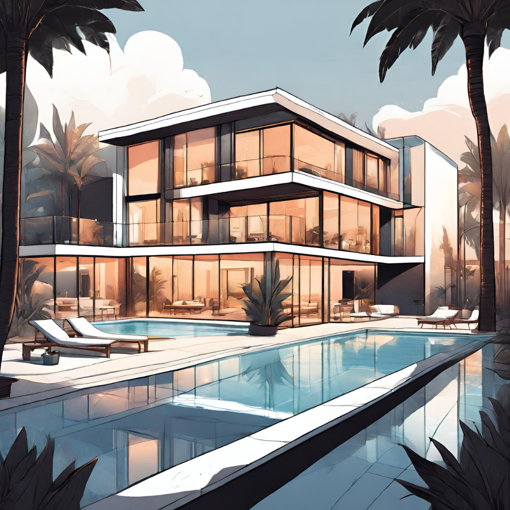 luxury home with pool - litteratus